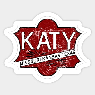 Vintage The Missouri–Kansas–Texas "The Katy" Railway Sticker